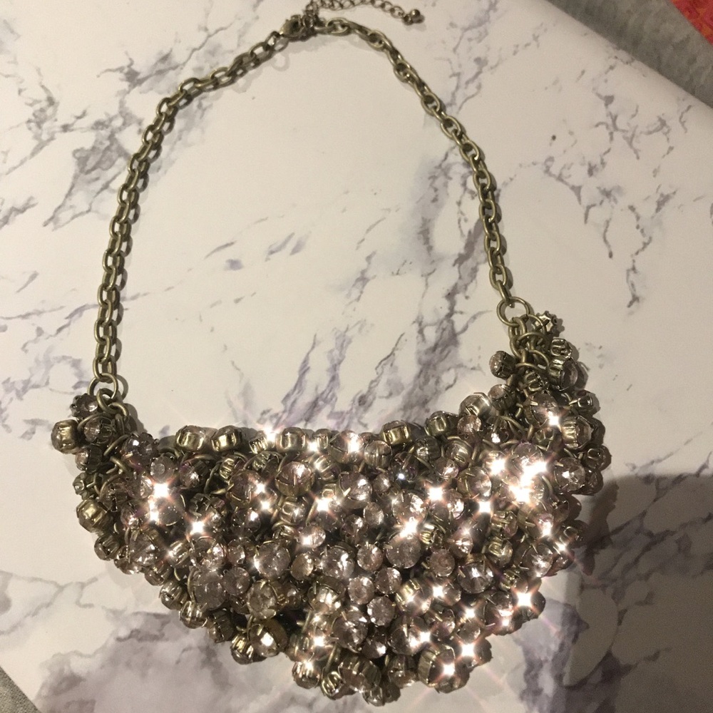 Aqua Bib Necklace